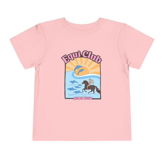 Equi Club "Horse Girl Summer" Toddler Tee - au