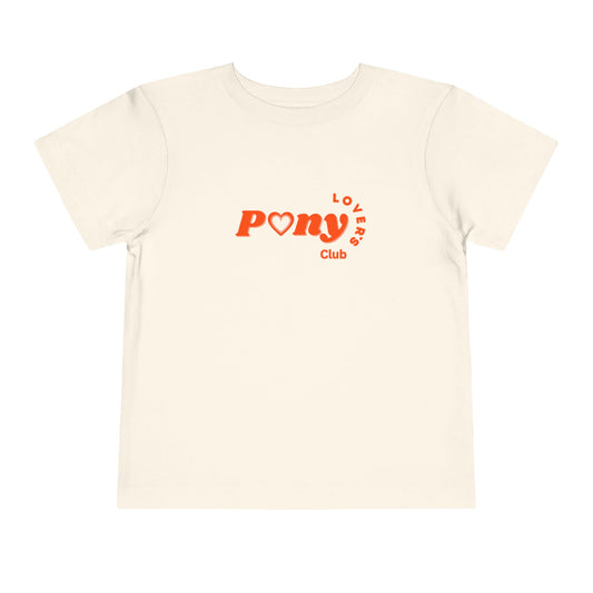 Equi Club "Pony Lover's" Toddler Tee - au