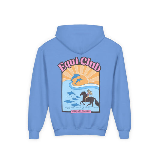 Equi Club Vintage "Horse Girl Summer" Kids Hoodie