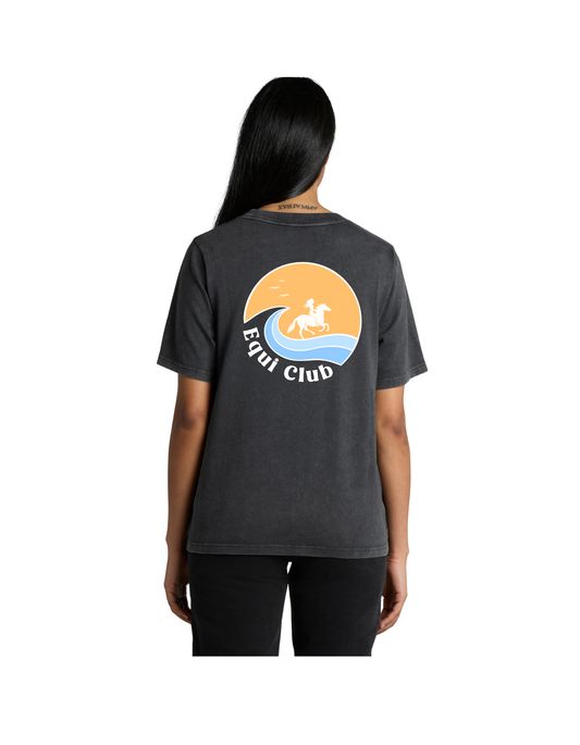 Equi Club "Light Rider" Heavy Stone Washed tee Au
