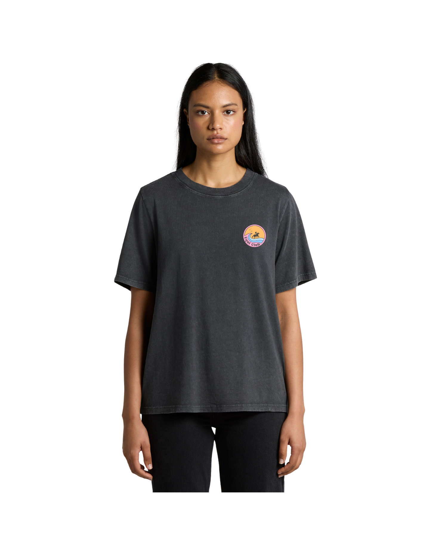 Equi Club "Horse girl summer" Heavy stone washed tee Au