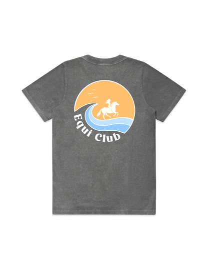Equi Club "Light Rider" Heavy Stone Washed tee Au