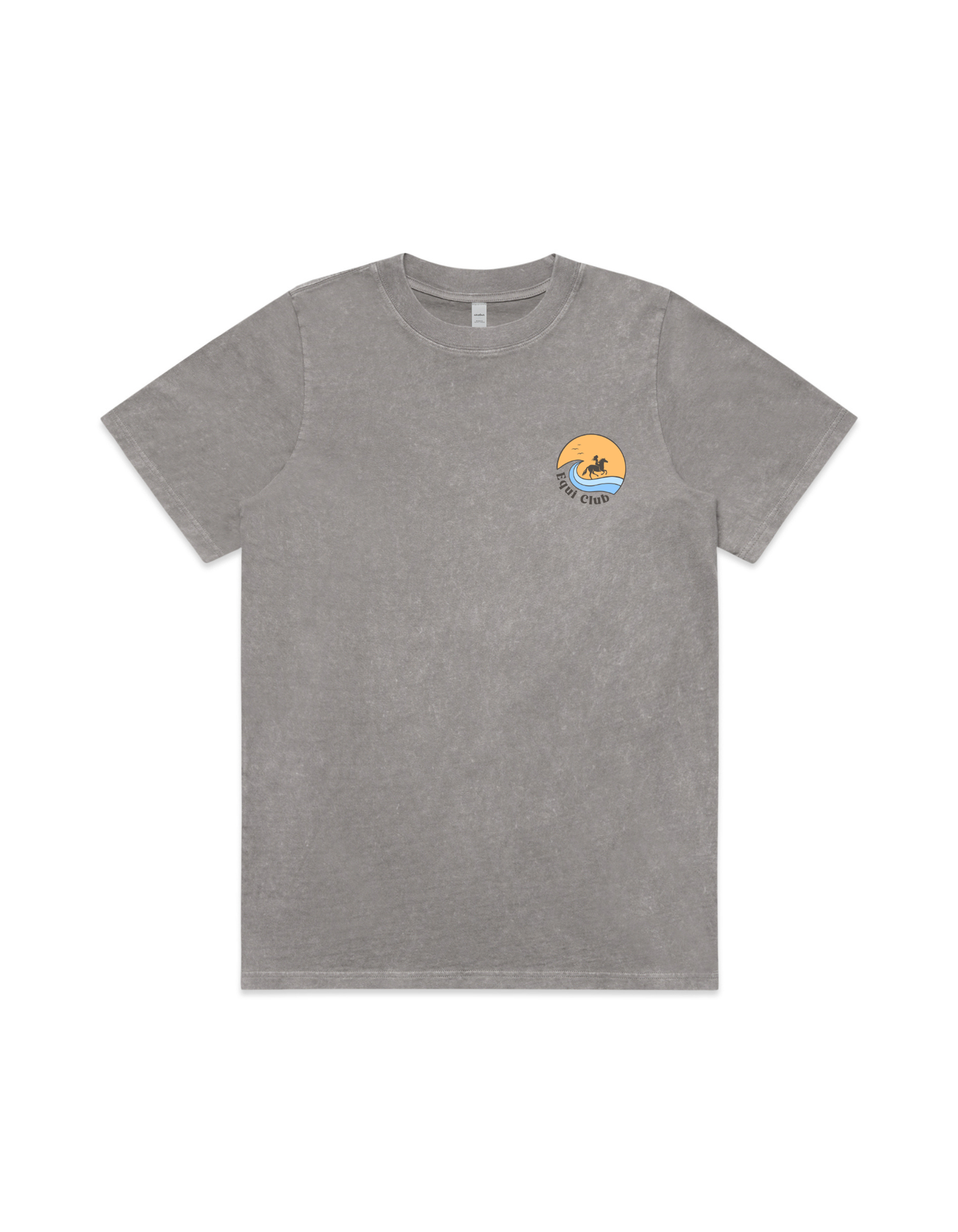 Equi Club "Golden hour" Heavy stone washed Tee Au