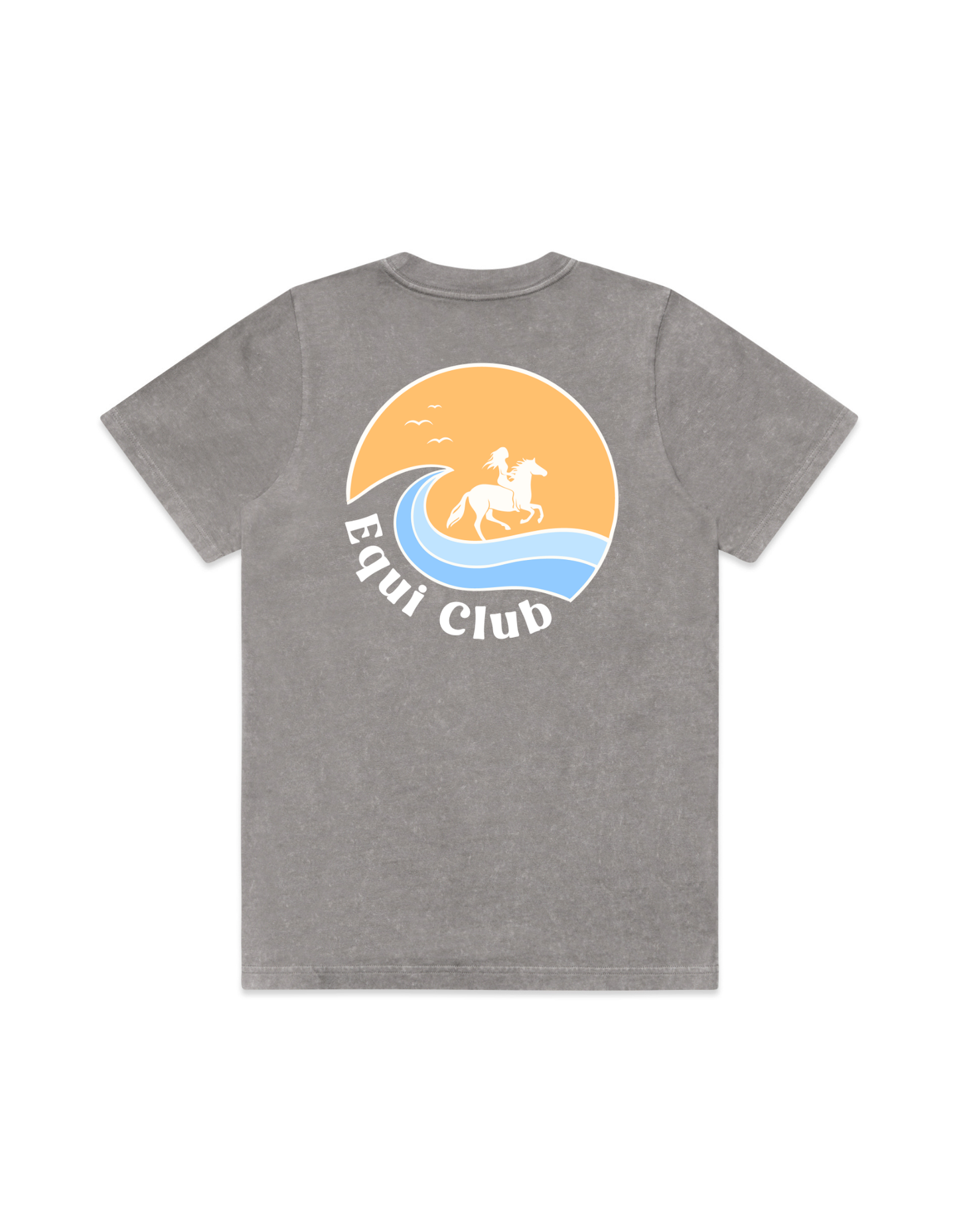 Equi Club "Light Rider" Heavy Stone Washed tee Au