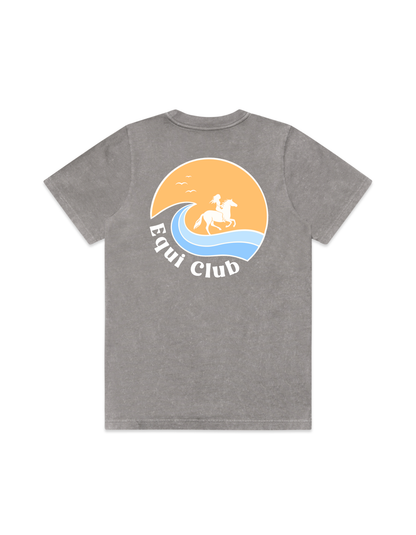 Equi Club "Light Rider" Heavy Stone Washed tee Au