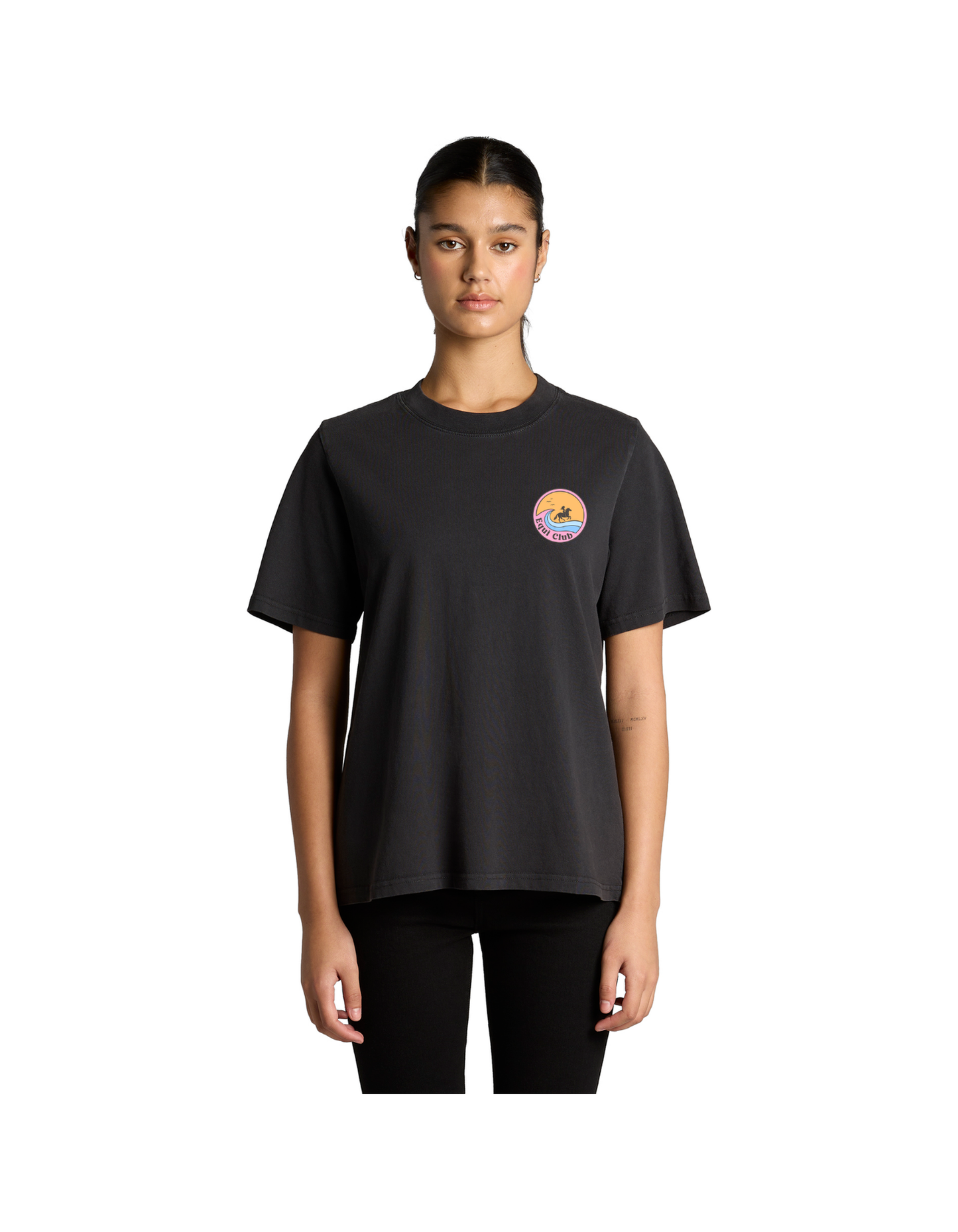 Equi Club "Horse girl summer" Heavy tee (back print) AU