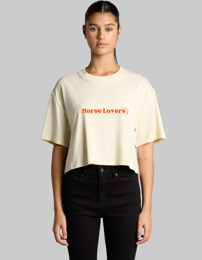 Equi Club "Horse Lovers" Crop Tee AU