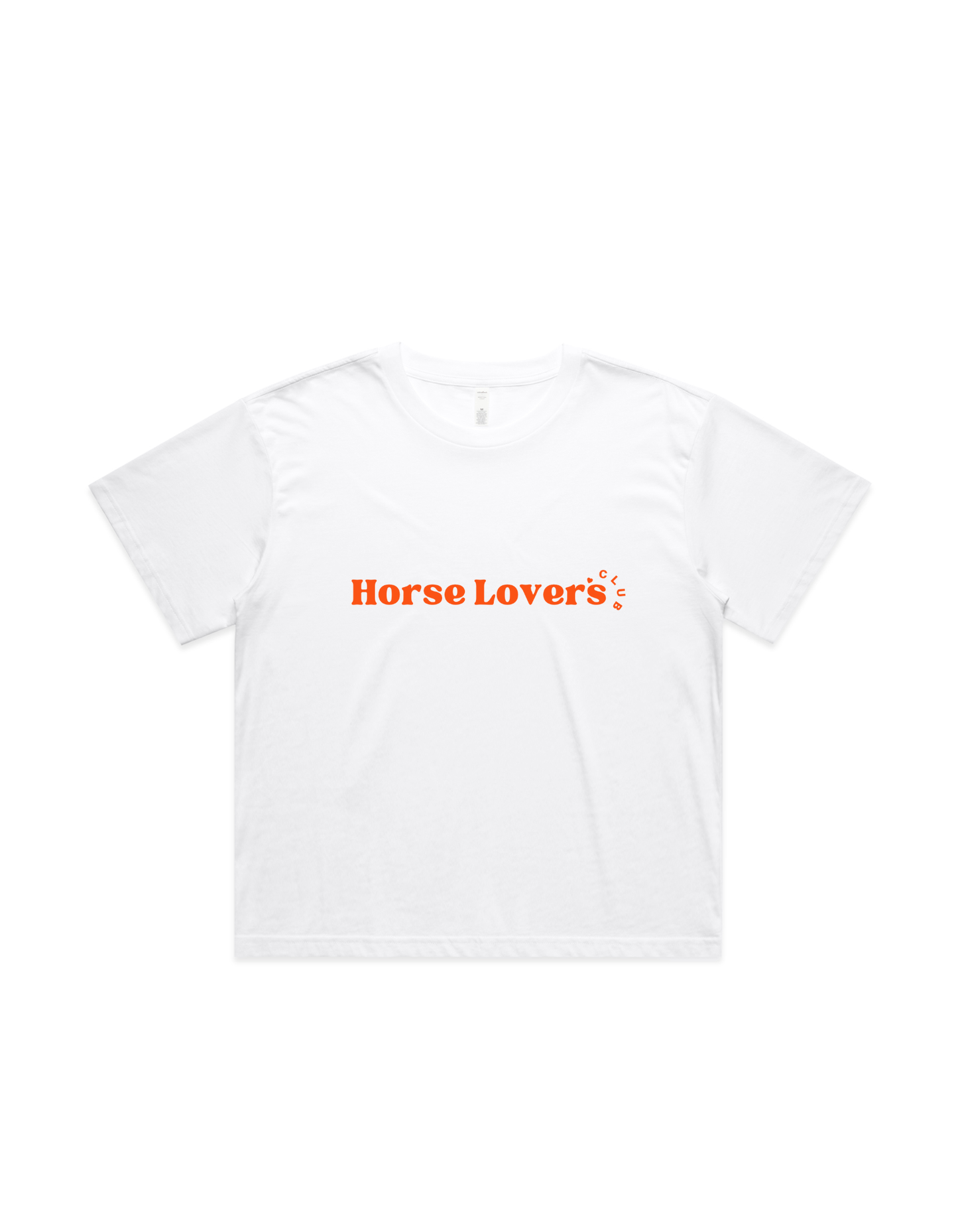 Equi Club "Horse Lovers" Crop Tee AU