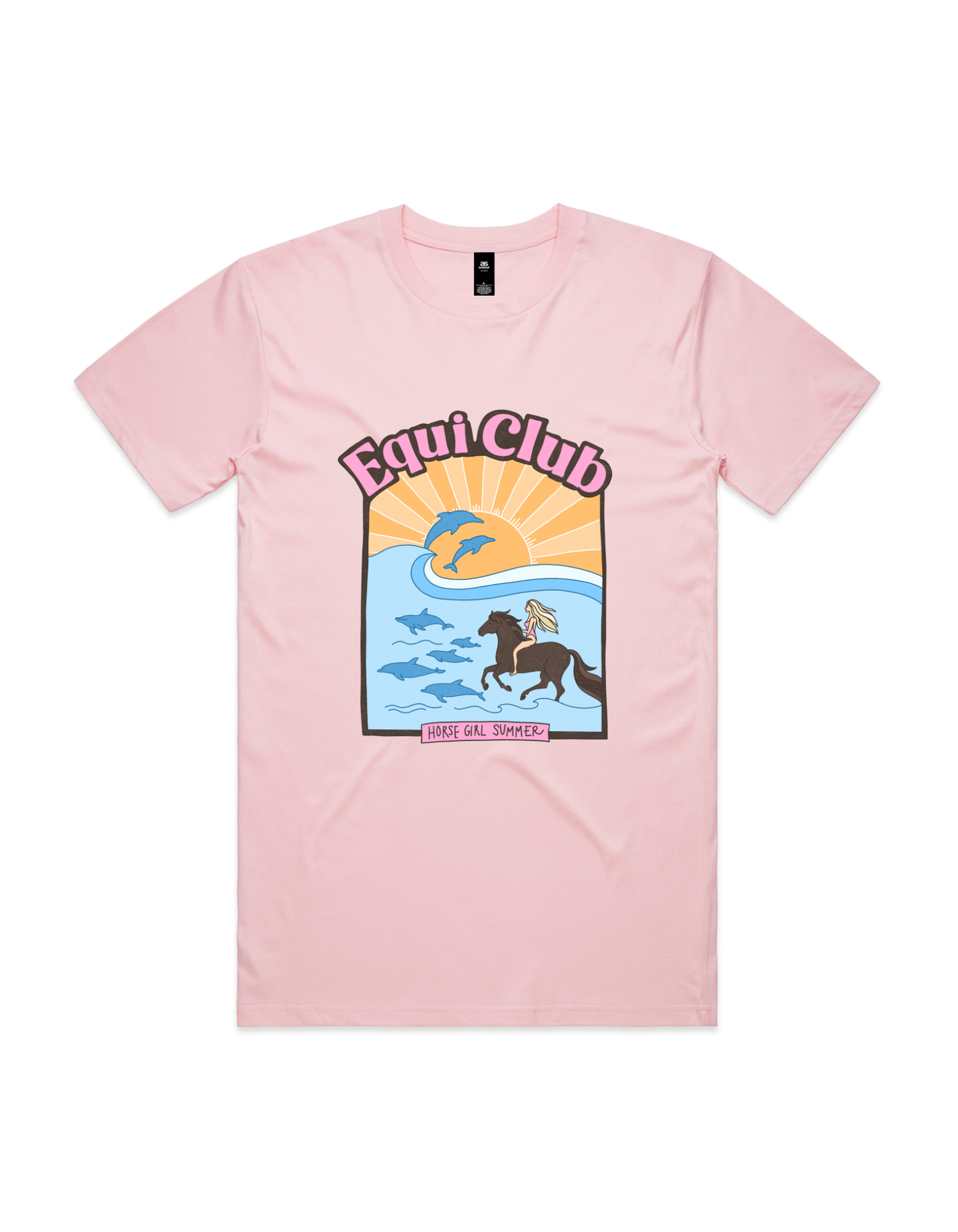 Equi Club "Horse Girl Summer" Staple tee (front print) - au