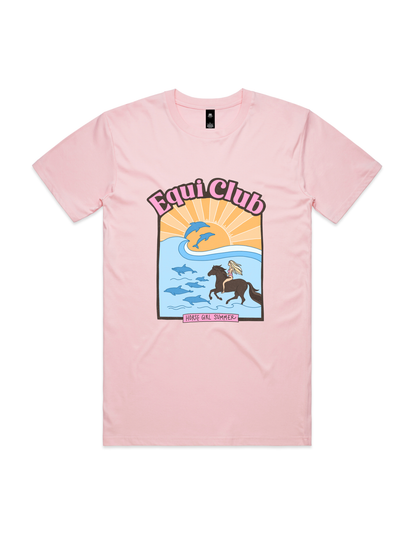 Equi Club "Horse Girl Summer" Staple tee (front print) - au