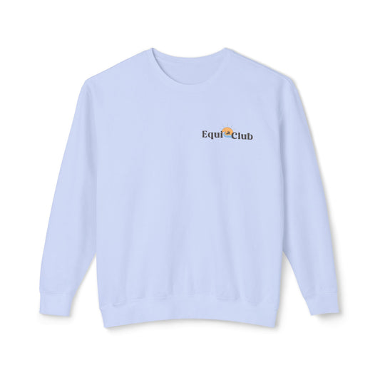 Equi Club "Horse Girl Summer" Light Weight Crew