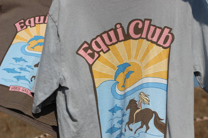 Equi Club "Horse girl summer" Heavy tee (back print) AU