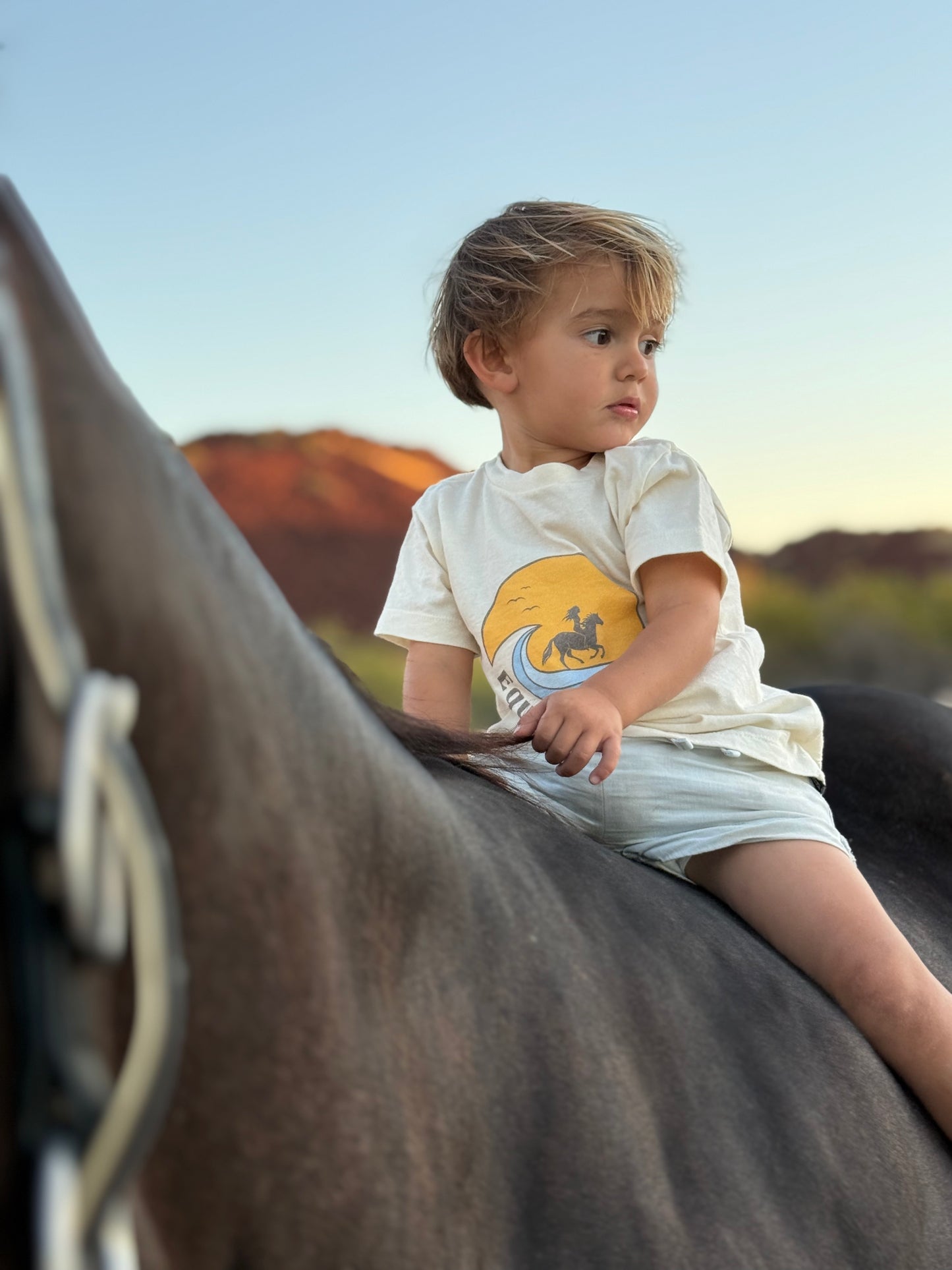 Equi Club "Golden Hour" Toddler Tee