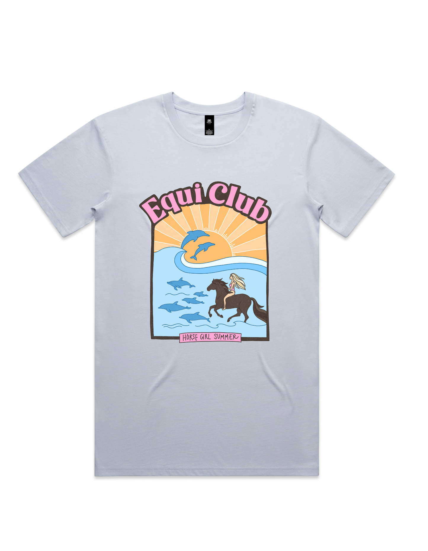 Equi Club "Horse Girl Summer" Staple tee (front print) - au