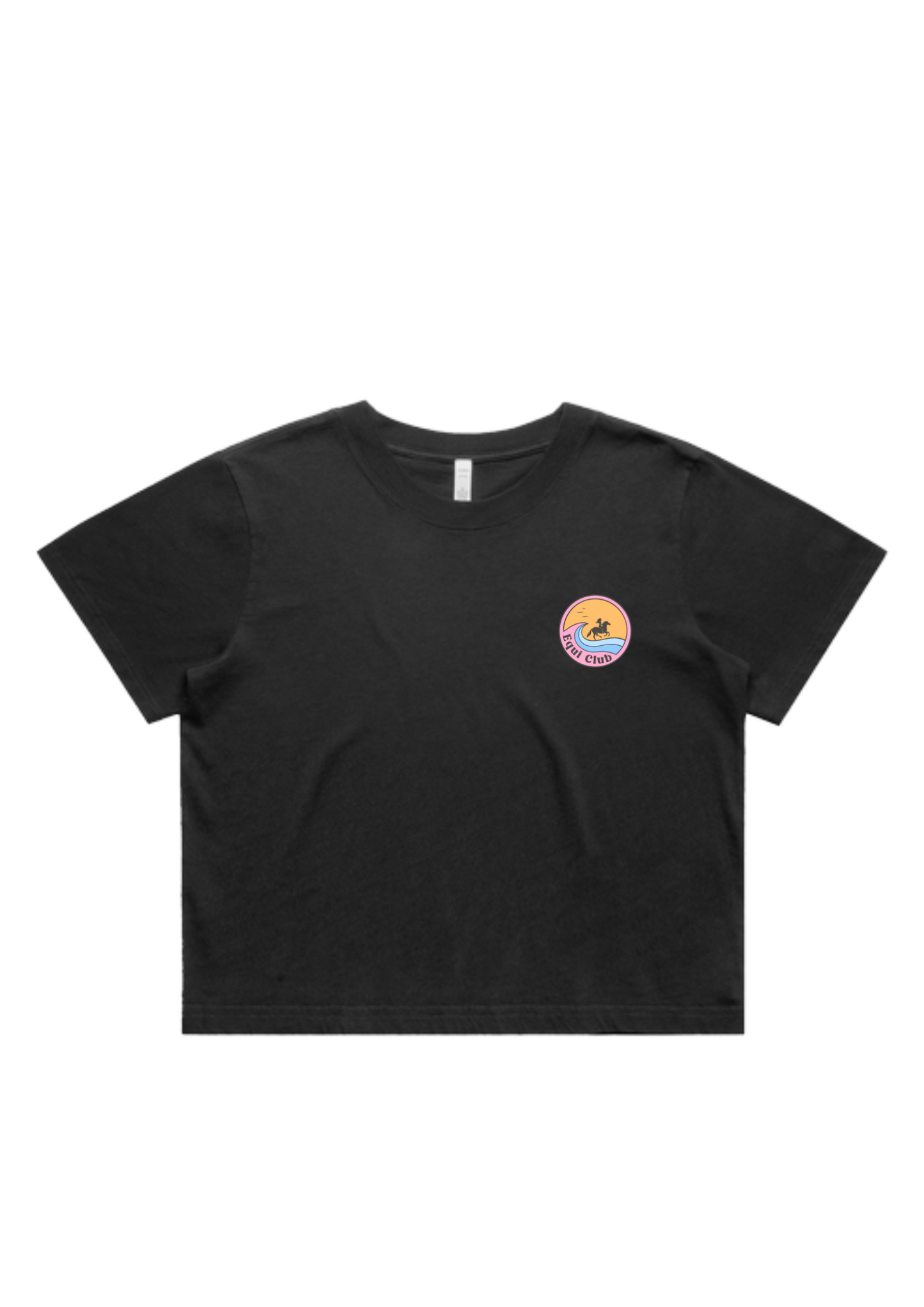 Equi Club " Horse Girl Summer " Faded Crop - au
